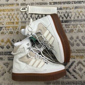 Adidas Ivy Park Super Sleek Boot in White